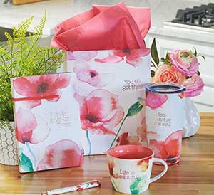 Coral Poppy Gift set